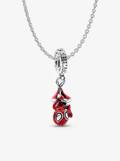 Pandora Spider-Man necklace worn once