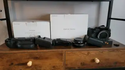 Selling my FUJI GFX 50S camera in excellent condition. This was my backup body and was rarely used....