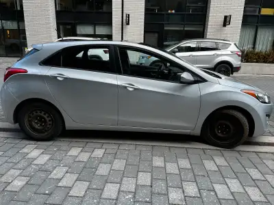 Silver 2015 Hyundai ELANTRAGT hatchback. Kilometres 180100 Just had been safety inspection April 7 2...