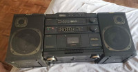 Vintage Sony CFD-454 CD Cassette k7 Player Radio Boom Box boombo