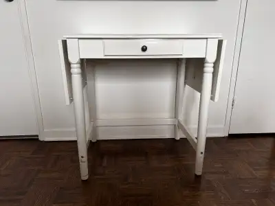 IKEA desk with drop leaf sides, View more