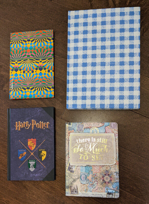 Notebooks (Harry Potter, Travel themed, more) in Other in Markham / York Region