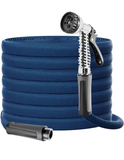 Garden Hose 50ft, Non-Expanding Lightweight Water Hose with 7 Fu, View more
