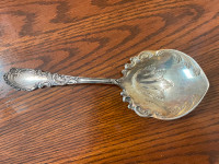 Antique aspic serving spoon
