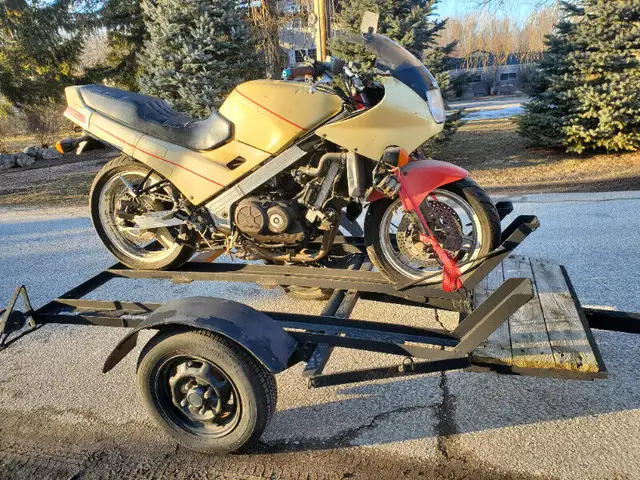 3 Rail Sport Bike Dirt Bike Motorcycle Trailer With Ramp in Other in Windsor Region - Image 4