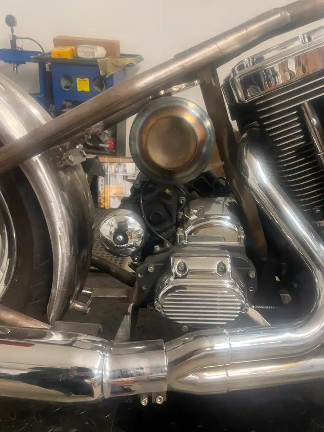 Harley Hardtail Project in Street, Cruisers & Choppers in Red Deer - Image 6