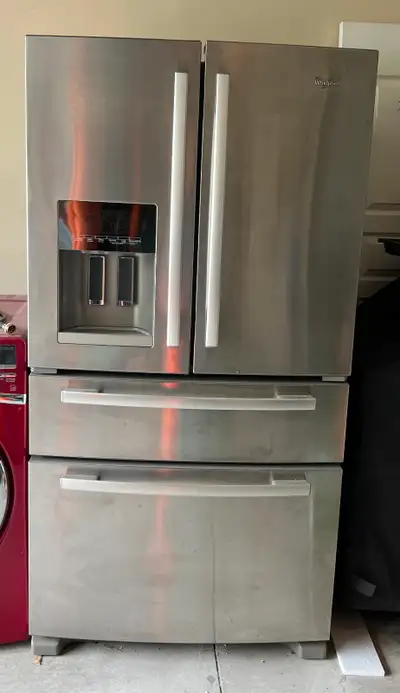Whirlpool Fridge and Freezer, View more