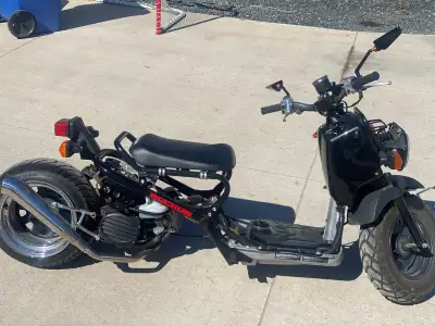 2020 Honda Ruckus 2133 kms 49cc Aftermarket parts list: SSP-G polished exhaust NCY CDI without rev l...