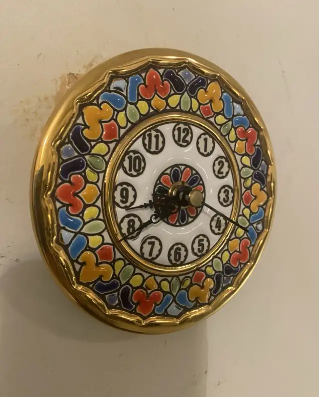 vintage Cercolon 5” plate wall clock. in Home Décor & Accents in Markham / York Region - Image 4