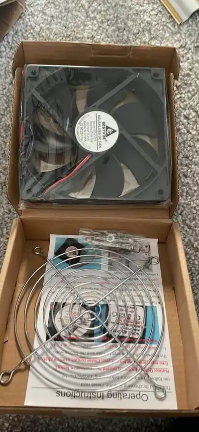 Gdstime Ball Bearing 120mm x 120mm x 25mm 5 inch 12v Brushless, View more