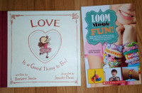 $17 for 4  activity books (NEW loom magic fun,cook book )