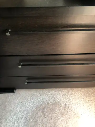 Dresser and 2 end tables, View more