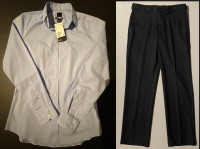 Men's Dress shirt S (NEW) and pants size 30, (used Once)