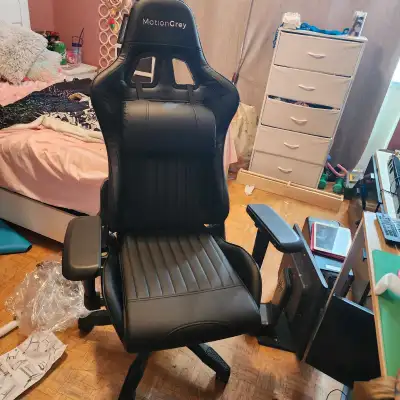 comfortable gaming chair or desk chair, View more