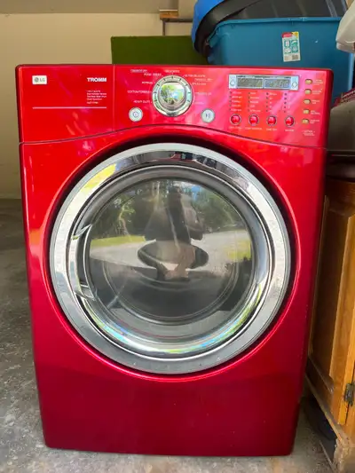 LG 27” Ultra Capacity Electric Dryer in Wild Cherry, View more