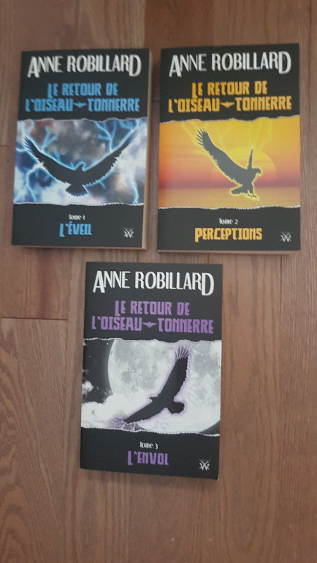Le Retour de L'oiseau tonnerre Série complète de 3 livres dans Ouvrages de fiction  à Longueuil/Rive Sud