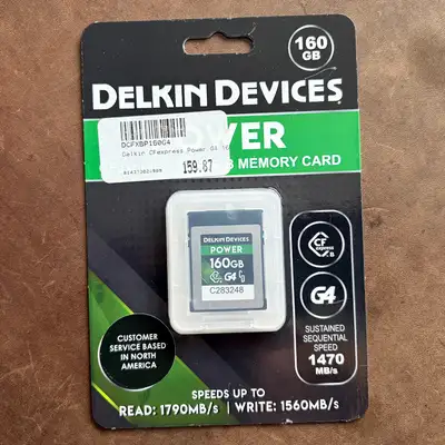 160GB Delkin Devices Power CFexpress Type B Memory Card, View more