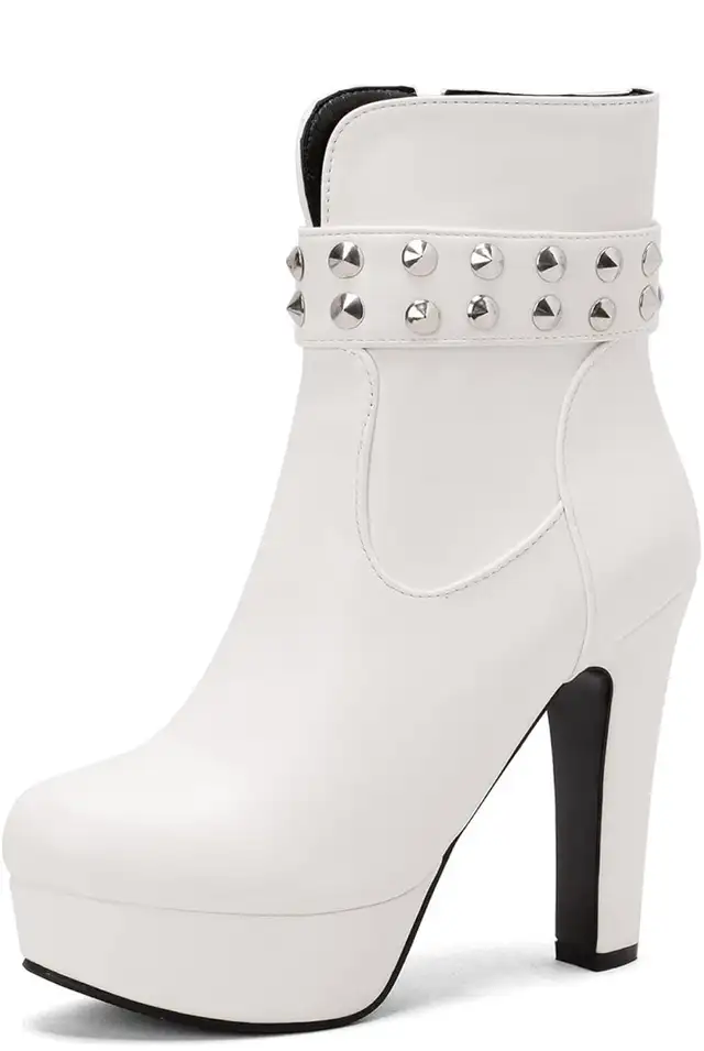 Ankle Boots- Block high Heels! Size 15 in Women's - Shoes in Mississauga / Peel Region - Image 2