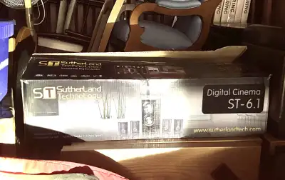 Sutherland Technology Digital Cinema ST-6.1, a 6-piece home theatre system designed for HDTV setups....