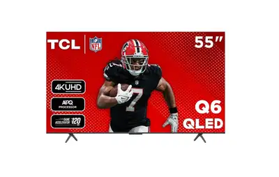 TCL 55" QLED Pro 4K UHD HDR Pro Google Smart TV Q6 Series NO TAX, View more