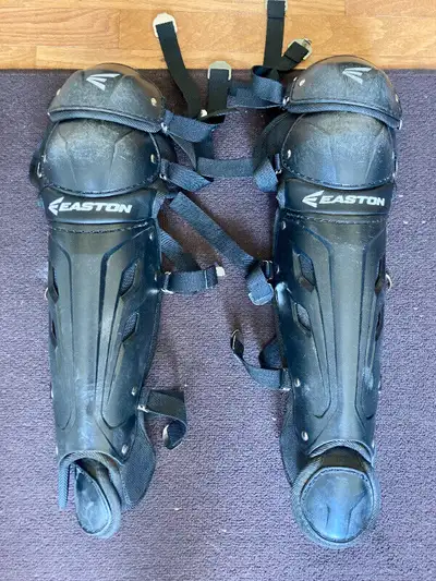 Easton bat catcher’s leg guards - youth, View more