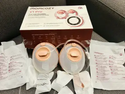 Momcozy V1 Pro Portable Electric Double Breast Pump, View more