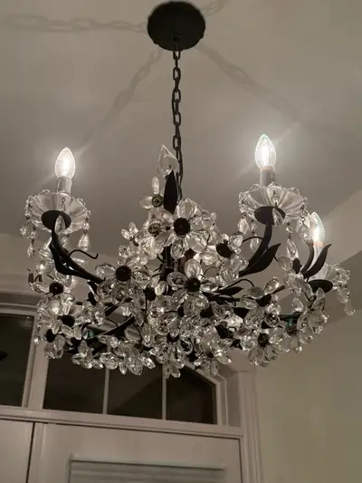 Vintage French Crystal Chandelier , View more