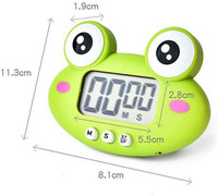 Cartoon Frog Electronic Timer 99 Min. Kitchen Timer,Study Timer
