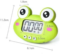 Cartoon Frog Electronic Timer 99 Min. Kitchen Timer,Study Timer