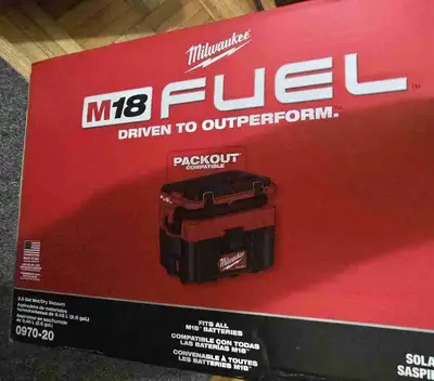 Millwaukee M18 - 0970-20 - wet/dry vacuum (pack-out), View more
