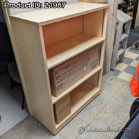 Heartwood Blonde Bookcases, Various Sizes, $150 - $225 each