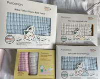 100% 4 Cotton Purcotton Baby Towel, Baby face clothes+
