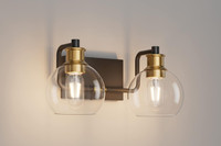 Bathroom Vanity Light Fixture - takes 2 x standard light bulbs