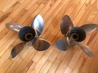 4 Blade Stainless Steel Propellers LH and RH