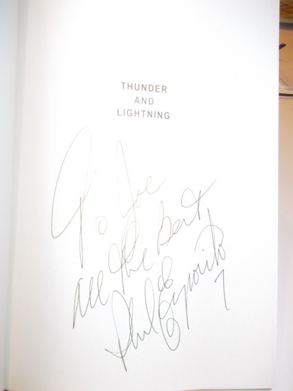 Phil Esposito- Thunder & Lighting Autographed Memoir in Arts & Collectibles in St. Catharines - Image 4