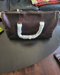 Rustic Town Leather Duffle Bag