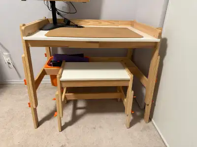 IKEA FLISAT Children’s Desk and Chair – $100, View more