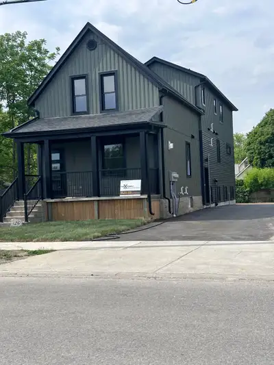 The front unit has 2+1 bedroom and 2 bathrooms. This house was totally redone. Great location. Pleas...