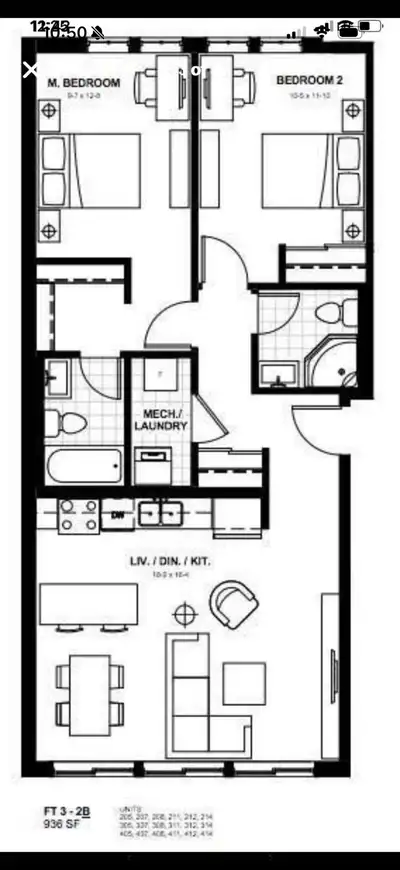 1300 PER ROOM 2 Beds 2 Baths - Apartment 253 Albert St, Waterloo, ON, Canada Spacious Apartment avai...