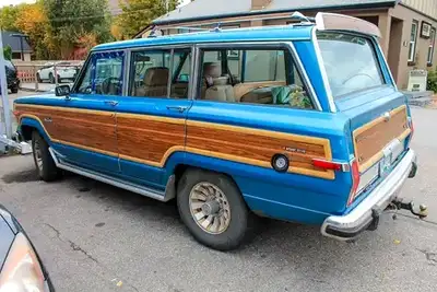 Nearly 40 years after it rolled onto the road, this 1986 Jeep Grand Wagoneer still wears its origina...