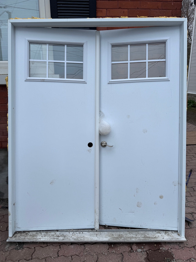 Exterior Double Door dans Portes, fenêtres et moulures  à Owen Sound