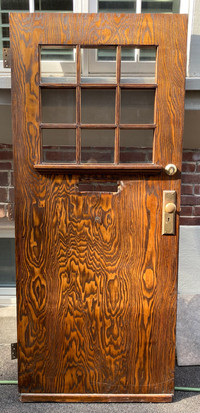 Antique Wood Front Door