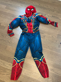 Spider man costume, size L