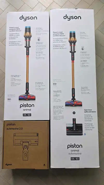 For sale Dyson V16 DS60 Piston Animal Submarine. They are brand new never been used open boxes. 100%...