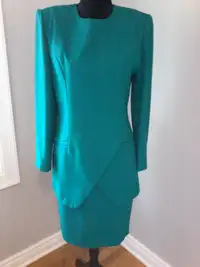 Ladies Teal Green Dress