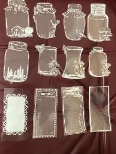 Decorative labels for jars, View more