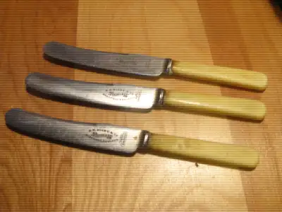 3 ustensiles A. H. BISBY & Co SHEFFIELD, ENGLAND FIRTH STAINLESS, View more