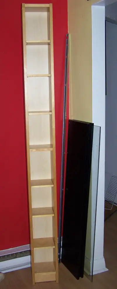 BIBLIOTHÈQUE POUR DISQUE COMPACTS / DVD 79" X 8" BOOKCASE CD DVD, View more