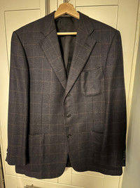 Zegna silk and cashmere sport coat-taille 54
