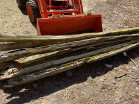 Split decorative cedar rail 